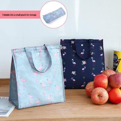 Flamingo Izolovaná Vodotěsná Skládací Bento Taška na Oběd