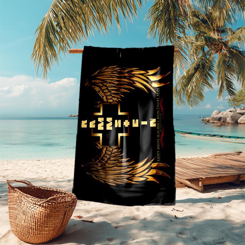 Till Lindemann, Lead Singer of the German Heavy Metal Rock Band Rammstein, Outdoor Camping Vacation Swimming Beach Scarf Decorative Blanket F26