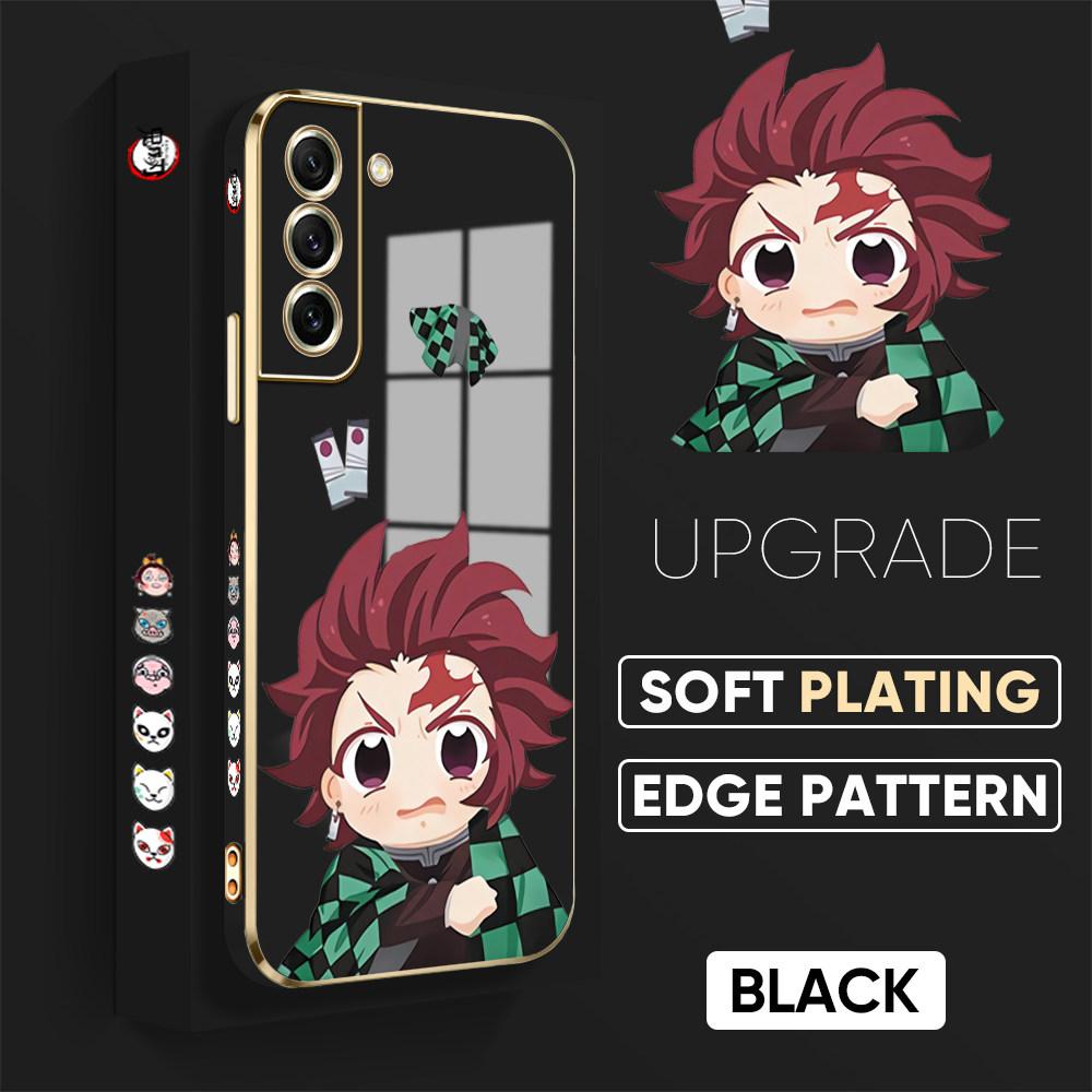 Colorful Printing Patterns Square Edge Pattern Casing Plated Phone Shell Luxury Plating Soft Phone Case for iPhone Motorola Moto OnePlus Samsung