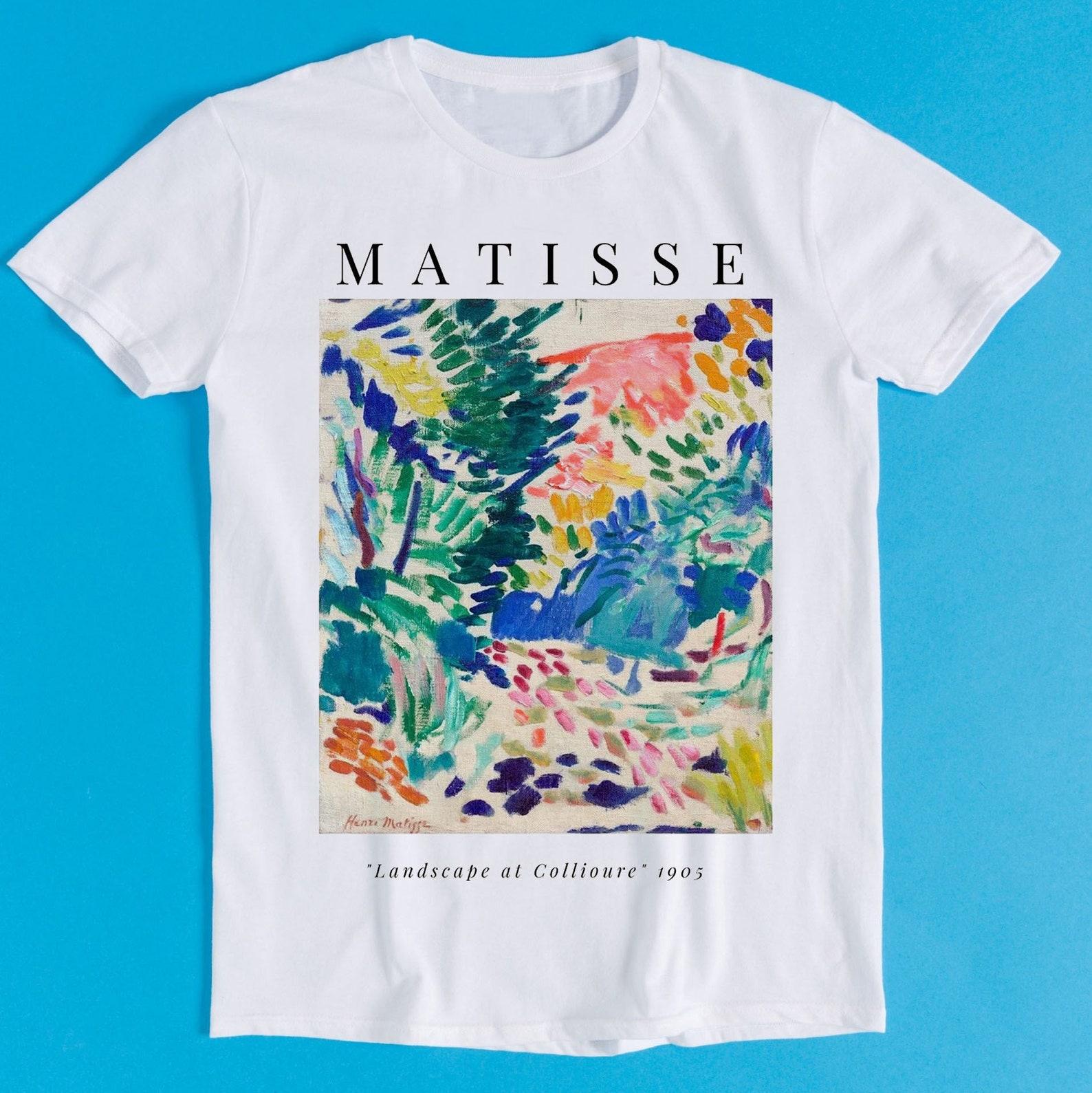 Henri Matisse Landscape At Collioure Art Meme Funny Style Unisex Gamer Cult Movie Music Gift Tee T-Shirt K1041 M