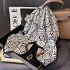 14momme 100% Natural Twill Silk Scarf for Women Neck Tie Double Side Female Foulard Shawl Wrap High Quality Square Hijab Scarves