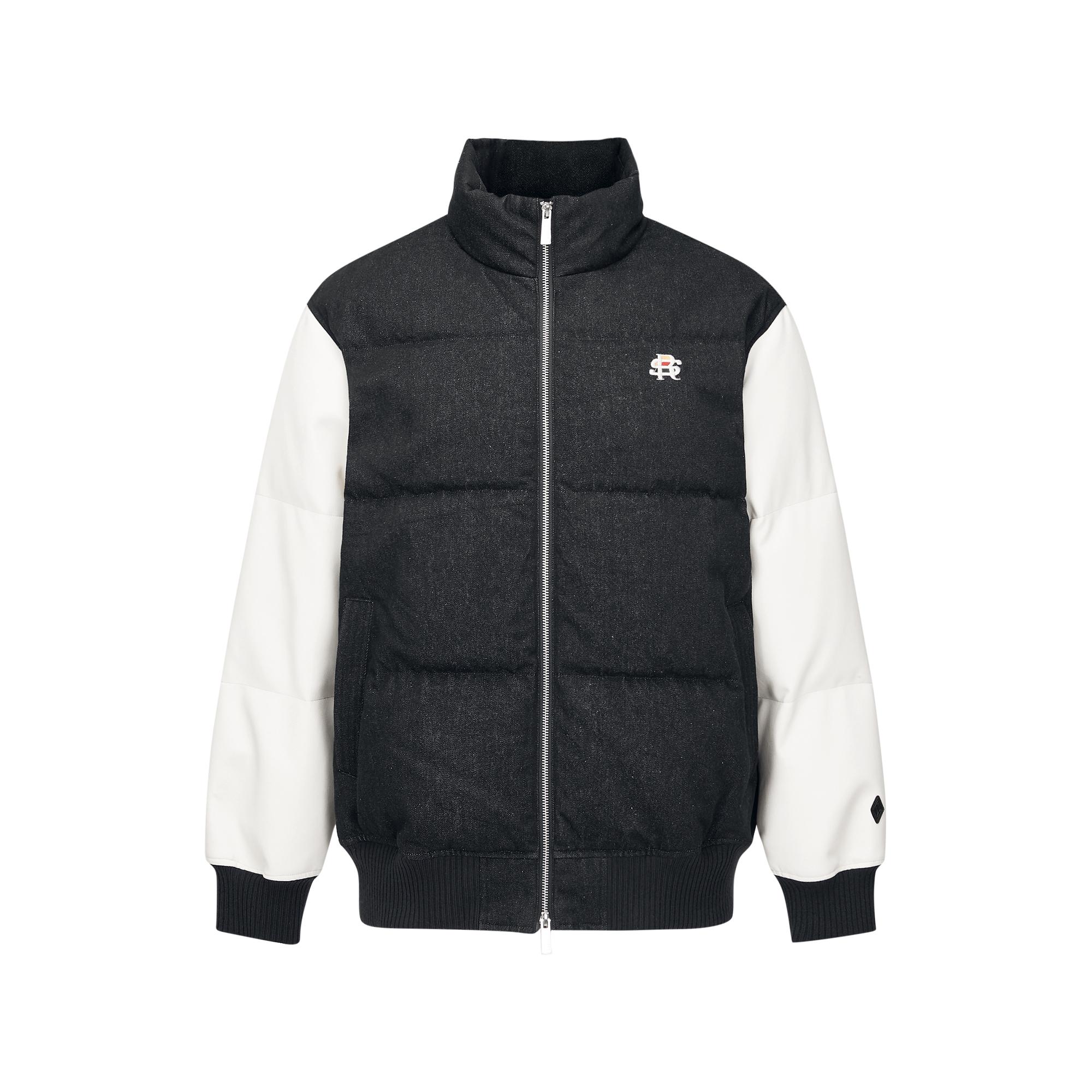 Skechers Romantic Crown Collaboration Series Back Logo Letter Woven Short Down Jacket Unisex outerwear Dove-White L424U112-029Y L