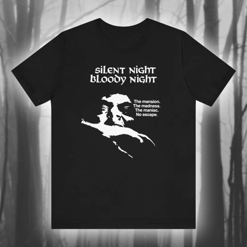 Christmas Eve Bloodbath Horror Movie Themed Tshirt Independent Horror Tshirt Popular Culture Unisex ShortSleeve Tshirt