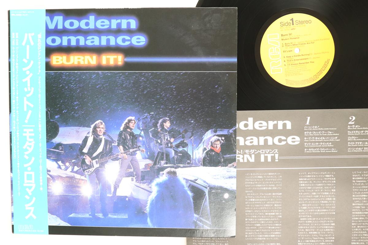 

LP Record MODERN ROMANCE Burn It RPL8293 RCA 1985 Japan Obi Rock Used