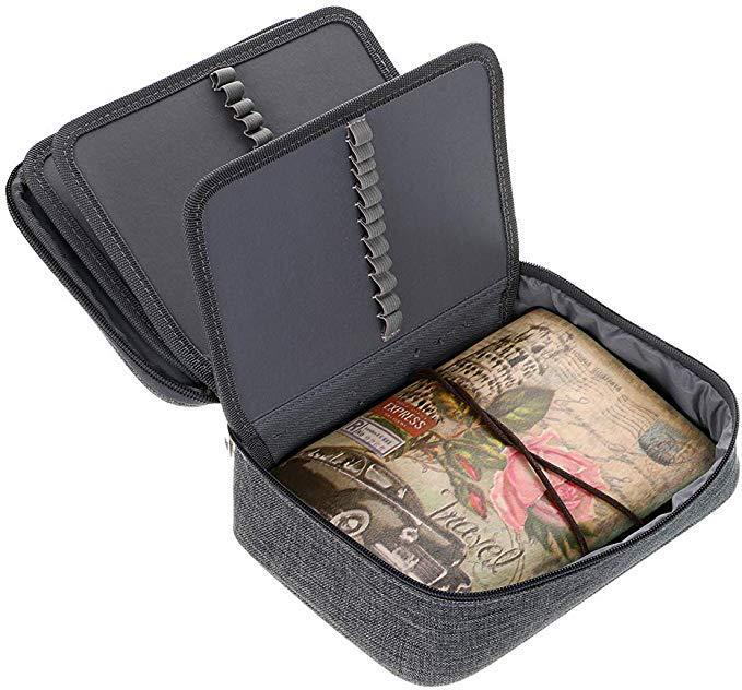 Estuche impermeable de gran capacidad para lápices - Organizador de bocetos y papelería para estudiantes - 72 colores