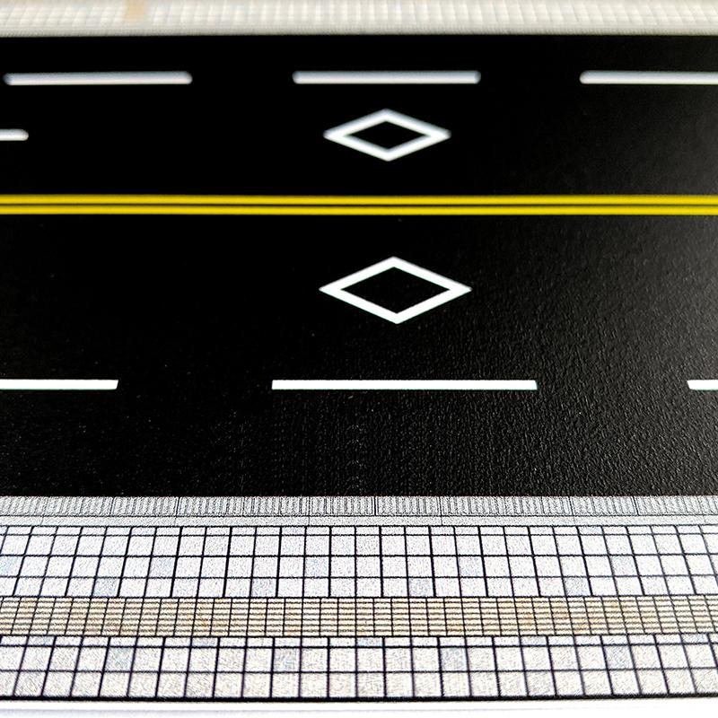 1Pcs Diy Building Kits Modeling Materials Micro Landscape Dioramas Simulation Traffic Road Base Plate N Scale Model Pvc Board