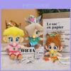 Boneca de Pelúcia Pequena Mario Princesa Bebê de 6 polegadas Brinquedo Macio e Aconchegante para Crianças e Colecionadores Inspirado em Personagem de Desenho Animado