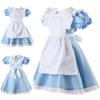 In Wonderland Alice Costume Halloween Maid Kids Lolita Fancy Dress Cosplay