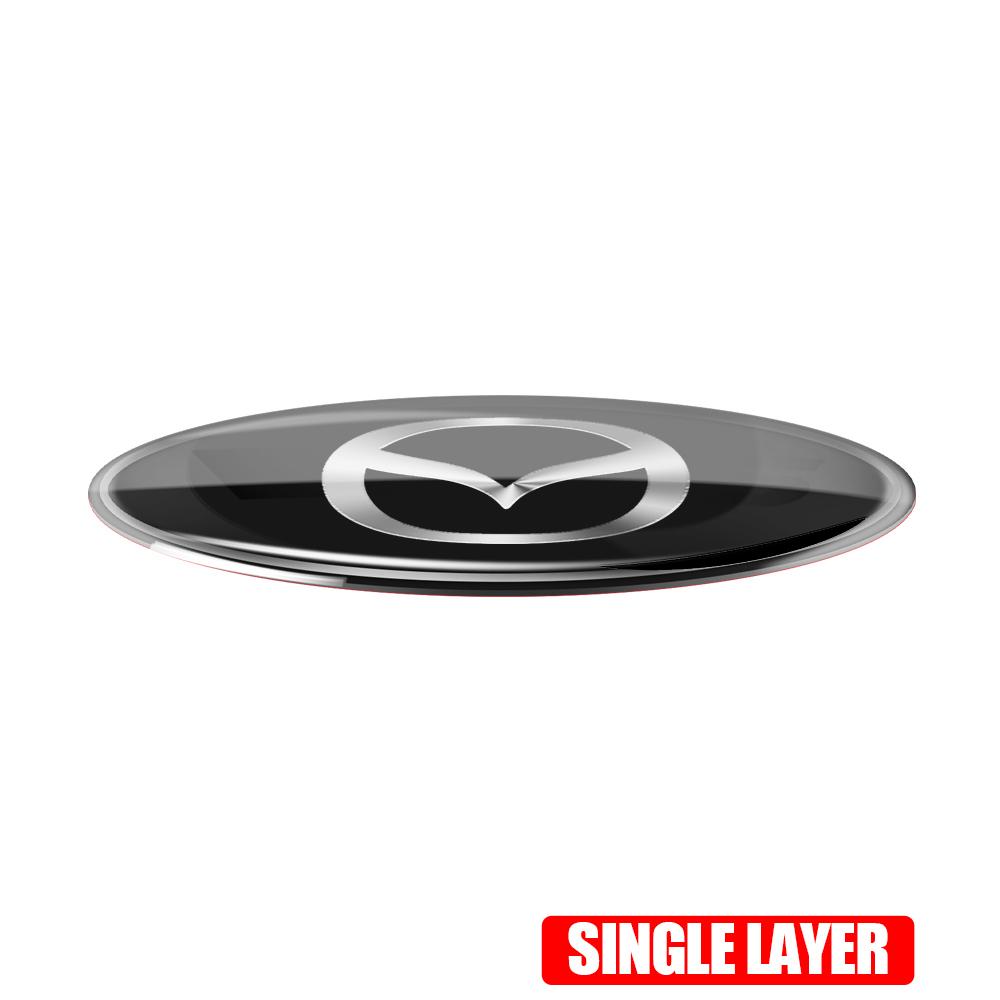AAFA1 Aluminum ABS Car Badge Sticker Auto Body Trunk Decor Decals Accessories For Mazda 3 5 7 Axela Atenza CX-30 CX5 CX-5 CX8 CX9 CX4