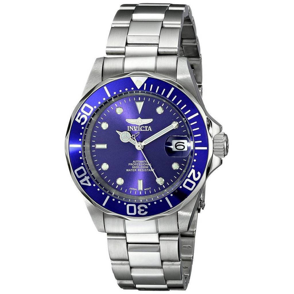 Восстановленные мужские часы Invicta Pro Diver Automatic с синим циферблатом 9094 синий