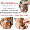 Creative Ferdinand the Highland Cow Ice Pint Holder Highland Cow Shaped Milk Tea Cup Summer Cold Coffee Cups Kitchen Drinkware