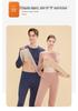 Men's Wool Silk Autumn Thermal Set: Double-Sided Brushed Base Layer Top and Pants - Warm Underwear for Couples