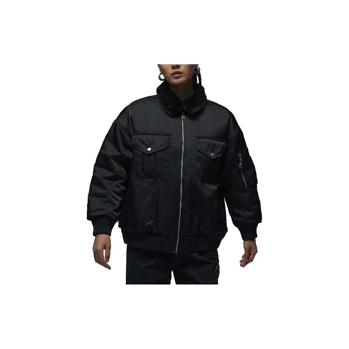(WMNS) Air Jordan Renegade Jacket Asia Sizing Black Women s FB5089-010 L