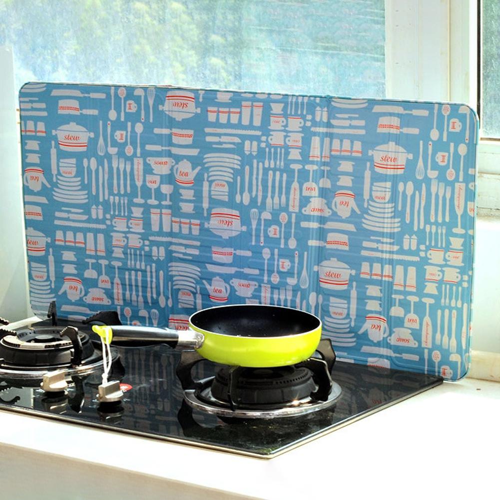 Kitchen Oil Proof Guard Aluminum Foil Gas Stove Oil Splash Guard Kitchen Gas Stove Baffle Kitchen Supplies
