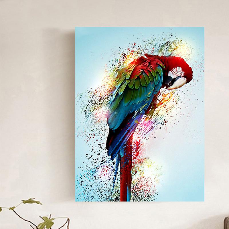 Parrots 5D Diamond Painting DIY Embroidery Cross Stitch Home Decor Parrots 5D Diamond Painting DIY Embroidery Cross Stitch Home Decor