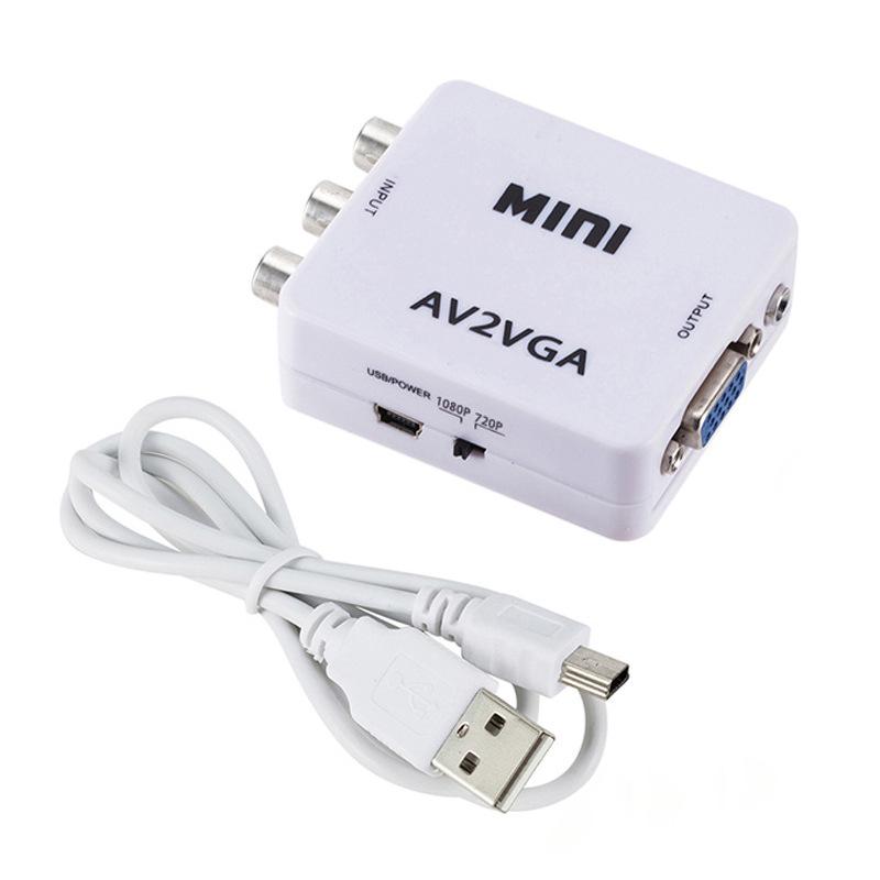 AV To VGA Video Converter - RCA To VGA, TV To PC Adapter