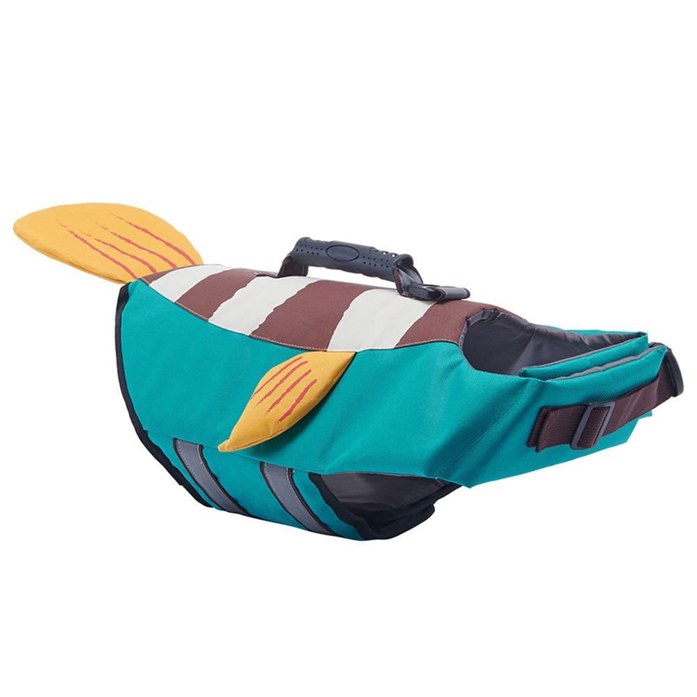 Haustier Hund Sommer Badeanzug Niedlichen Cartoon Stil Reflektierende Schwimmweste