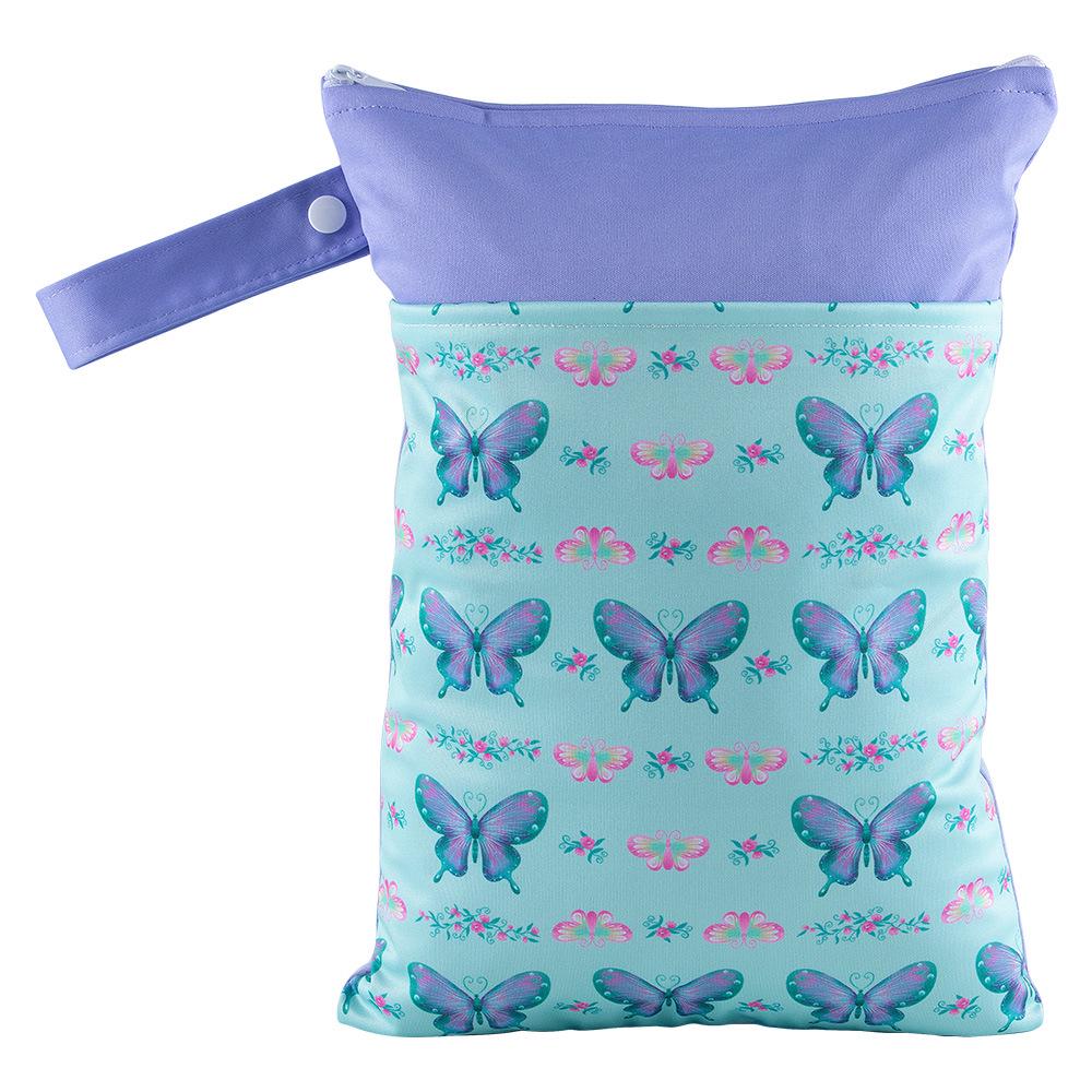 Cartoon Cute Waterproof Wet/Dry Separation Storage Bag (25x35cm) for Travel and Clothing