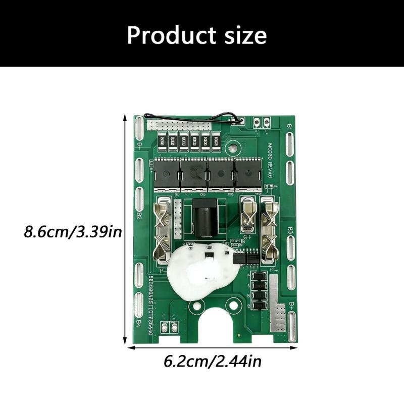 18650 Battery Protections Circuit Board for 21V 6 a Battery Tool Charging Multiple Protections for Improved Longevity