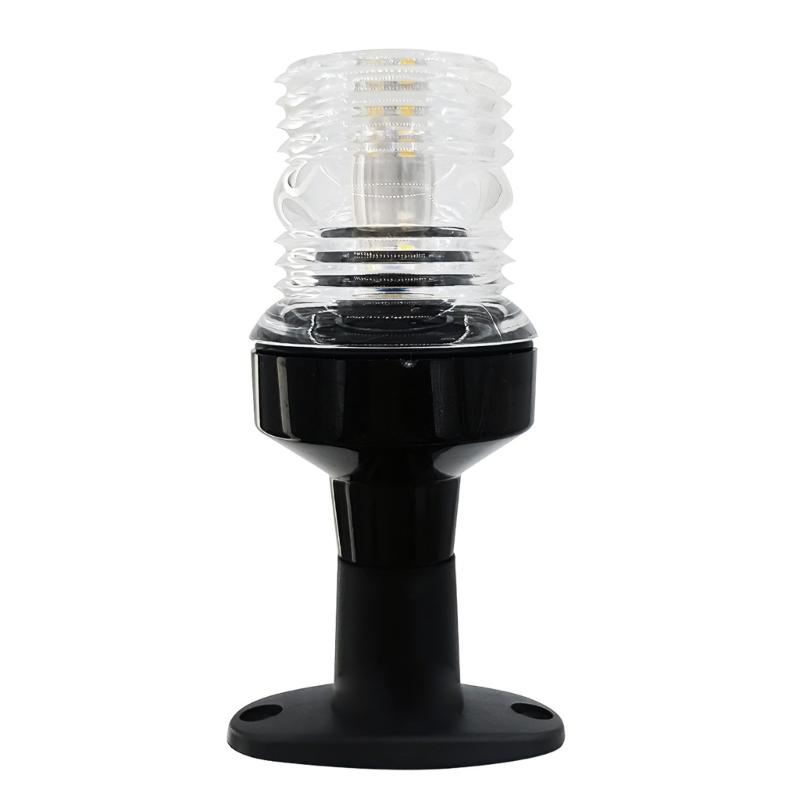 

All Round Illumination LED Boat Mast Light 54mm By 128mm Energy Efficient White Navigation Lamp Plastic Construction 1