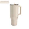40 Oz Insulated Tumbler with Handle Straw Double Wall Vacuum Leakproof Thermal Iced Travel Mug Hot Drink Coffee Cup with Lid