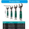 8/10/12/15inch Adjustable Wrenches Universal Spanners Mechanical Workshop Hand Repair Tool Car Hardware Wrenches