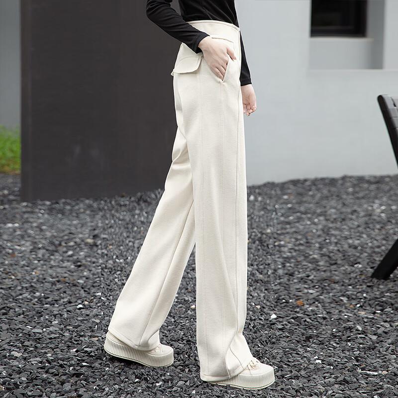 Silkbay Women's High-Waist Wide-Leg Casual Pants