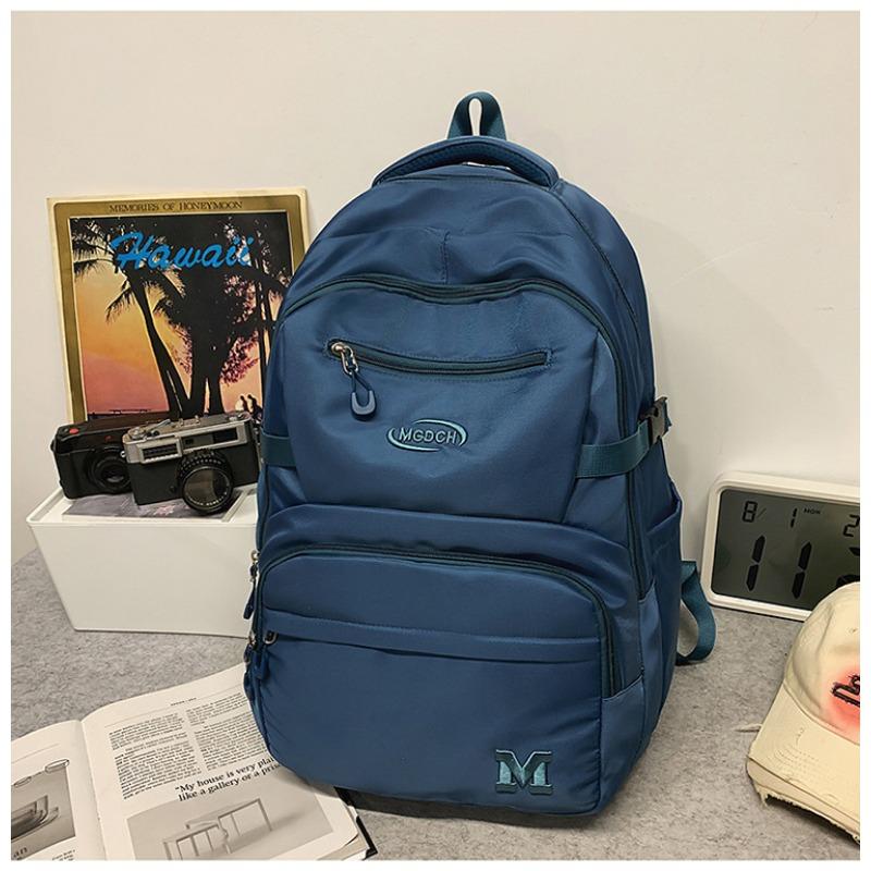 

Новый, нишевый дизайн, однотонный простой рюкзак для пары, повседневный, легкий, для путешествий, альпинизма