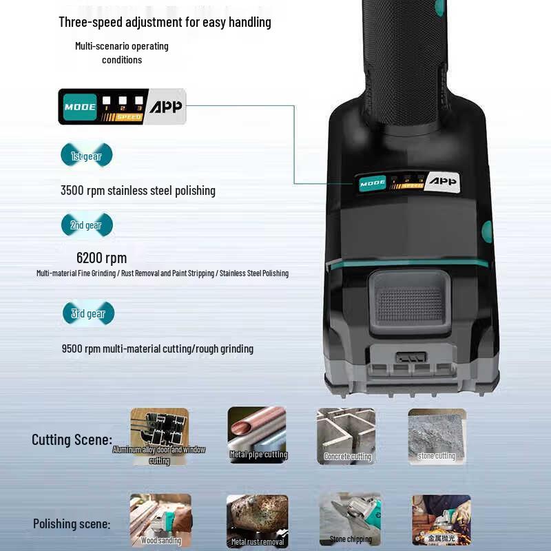 Dayi 40V Cordless Brushless Angle Grinder CN plug (adapter included)