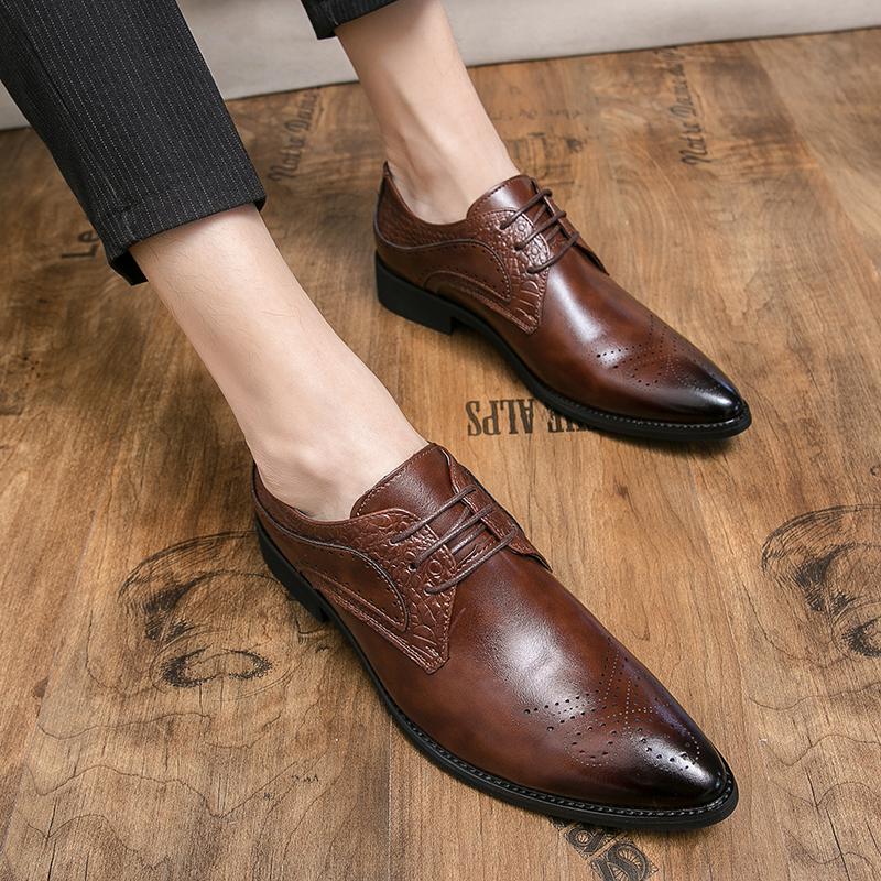 British Business Dress Leather Shoes 