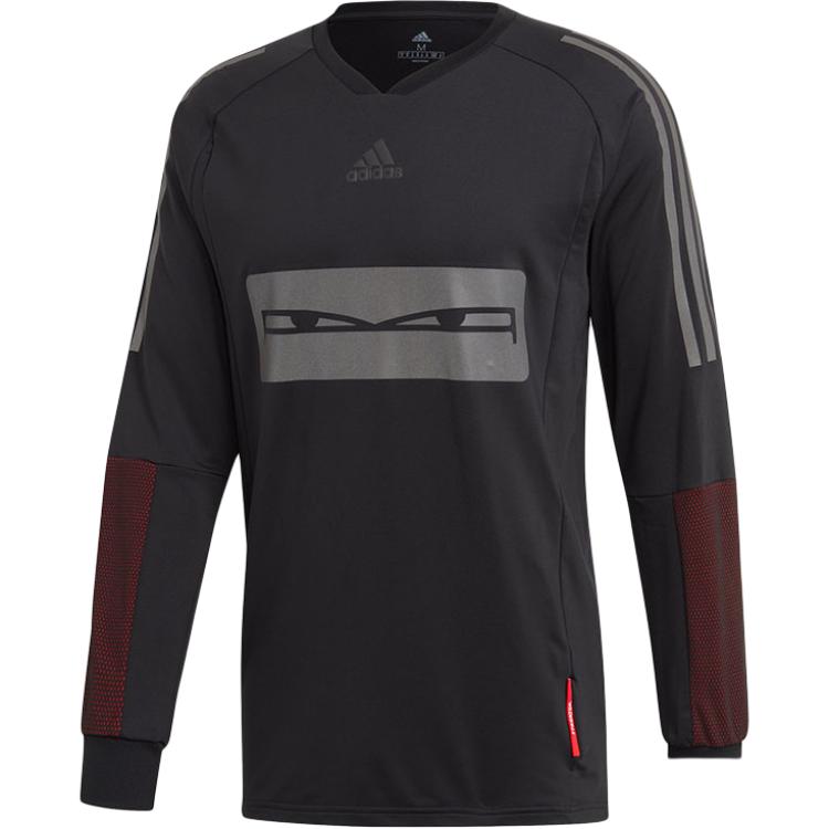 Adidas T Shirts Men s Black V Neck Moderate Straight Fit EH5764 L