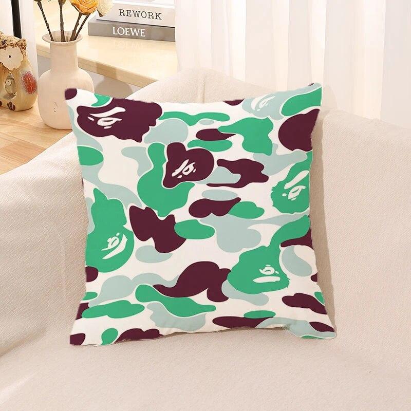 Camouflage Cushion Pillow Home Anime Pillowcase Sofa