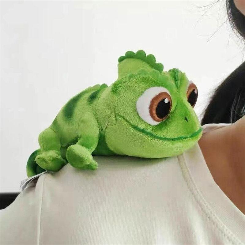 15CM Parks Pascal Shoulder Plush Doll Rapunzel Tangled Magnet Magnetic Chameleon Dolls Toys GZW