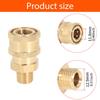 Pressure Washer Adapter Accessories Garden Hose Adapter Premium Pressure Washer Coupling Quick Connect Fitting Quick Coupler