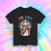 Ah Camicia da Uomo Divertente Orgoglio LGBTQ Arcobaleno Gesù Uguaglianza Regalo Inclusivo Maglietta S-5XL