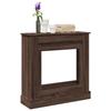 Fireplace Surround Brown Oak 90x30x90 Cm Engineered Wood