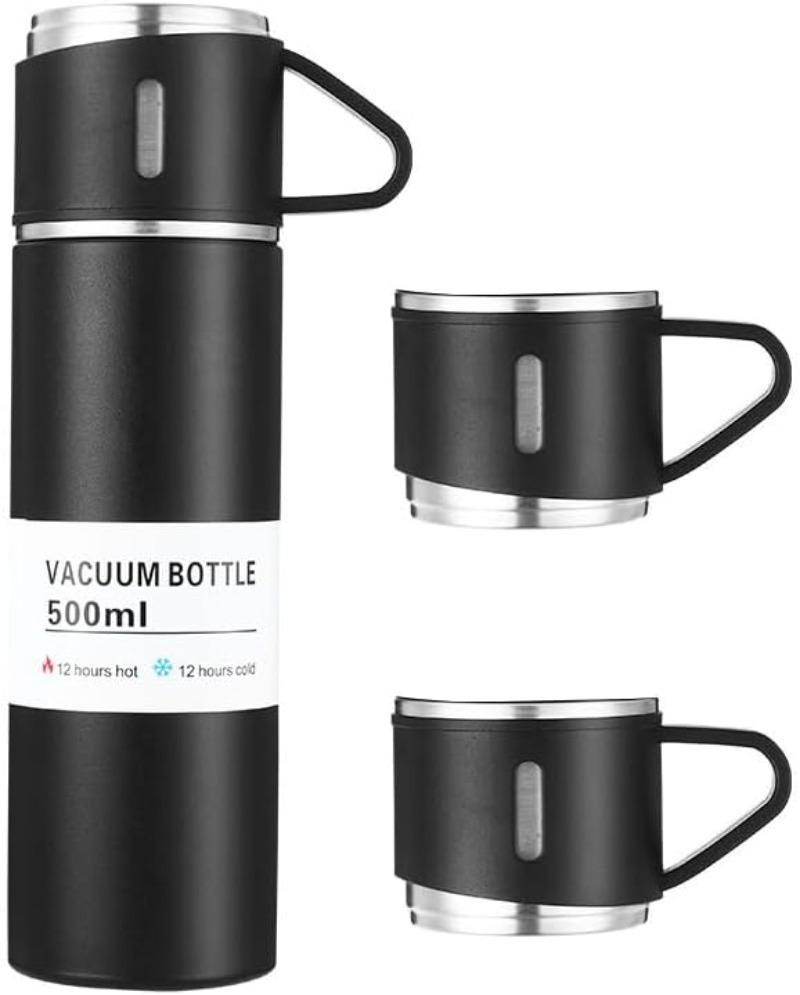 500ML Stainless Steel Vacuum Flask Gift Set Office Business Style Thermos Bottle Outdoor Hot Water Thermal Insulation Have Gift