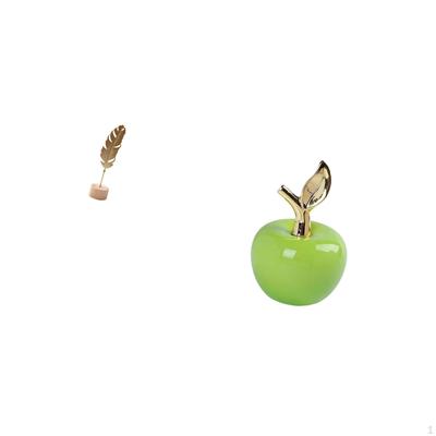 Nordic Creative Metal And Ceramic Sculpture Abstract Fruit Figurine Ornament for Home Table Party