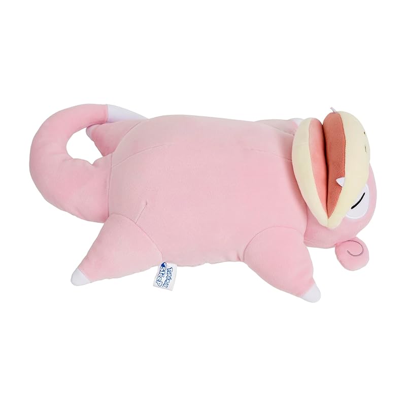 Pokémon Center Original Mochi Plush Toy: Pokémon Sleep - Sleeping Slowpoke 38 x 27 x 15 cm (H x W x D)