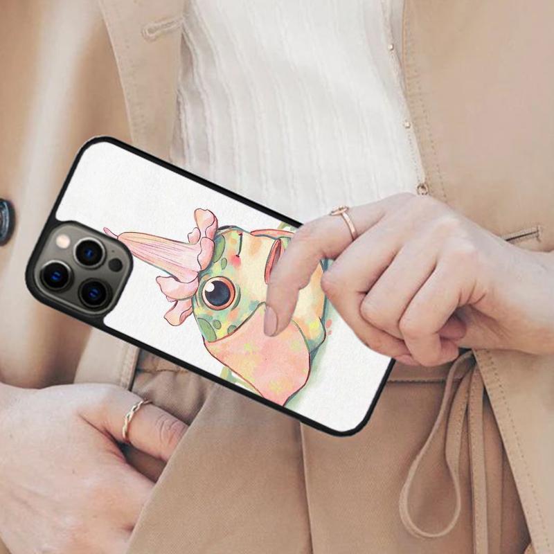 mushroom frog Magnetic Phone Case For APPLE iPhone 17 Air 16 14 13 12 Pro Max 15 Plus Wireless Charge With MagSafe Cover