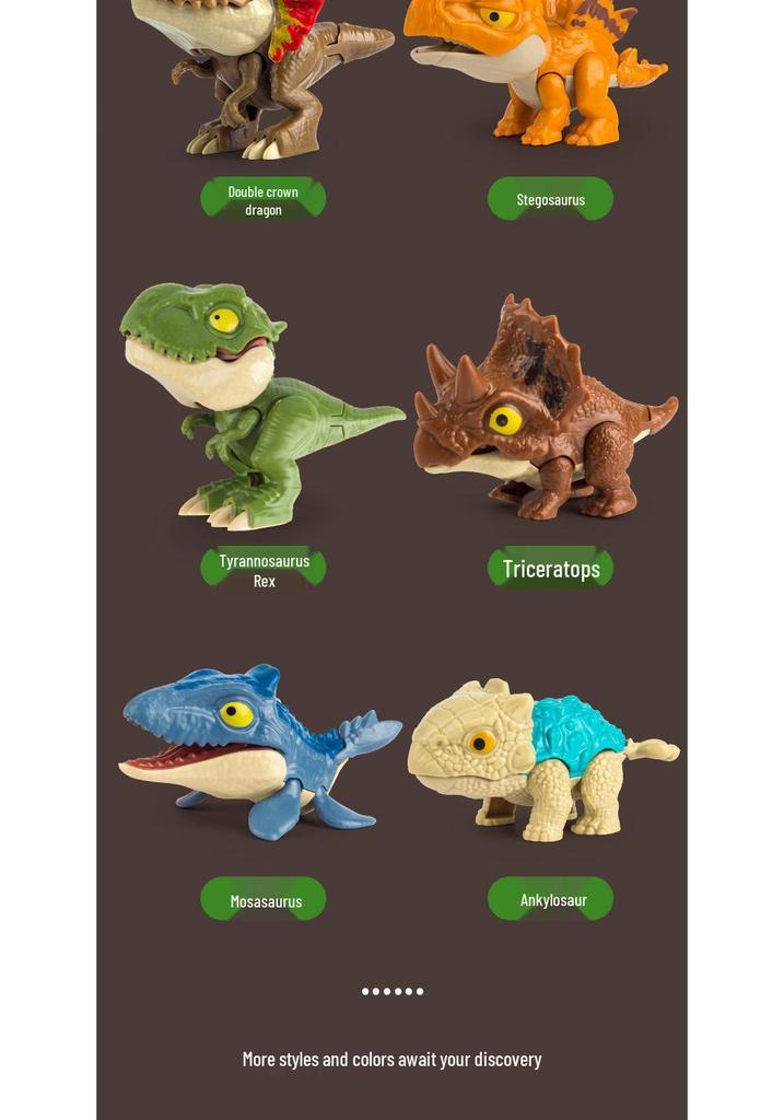 Children's Educational Dinosaur Egg Blind Box - Simulation Model Toys for Boys' Intellectual Development