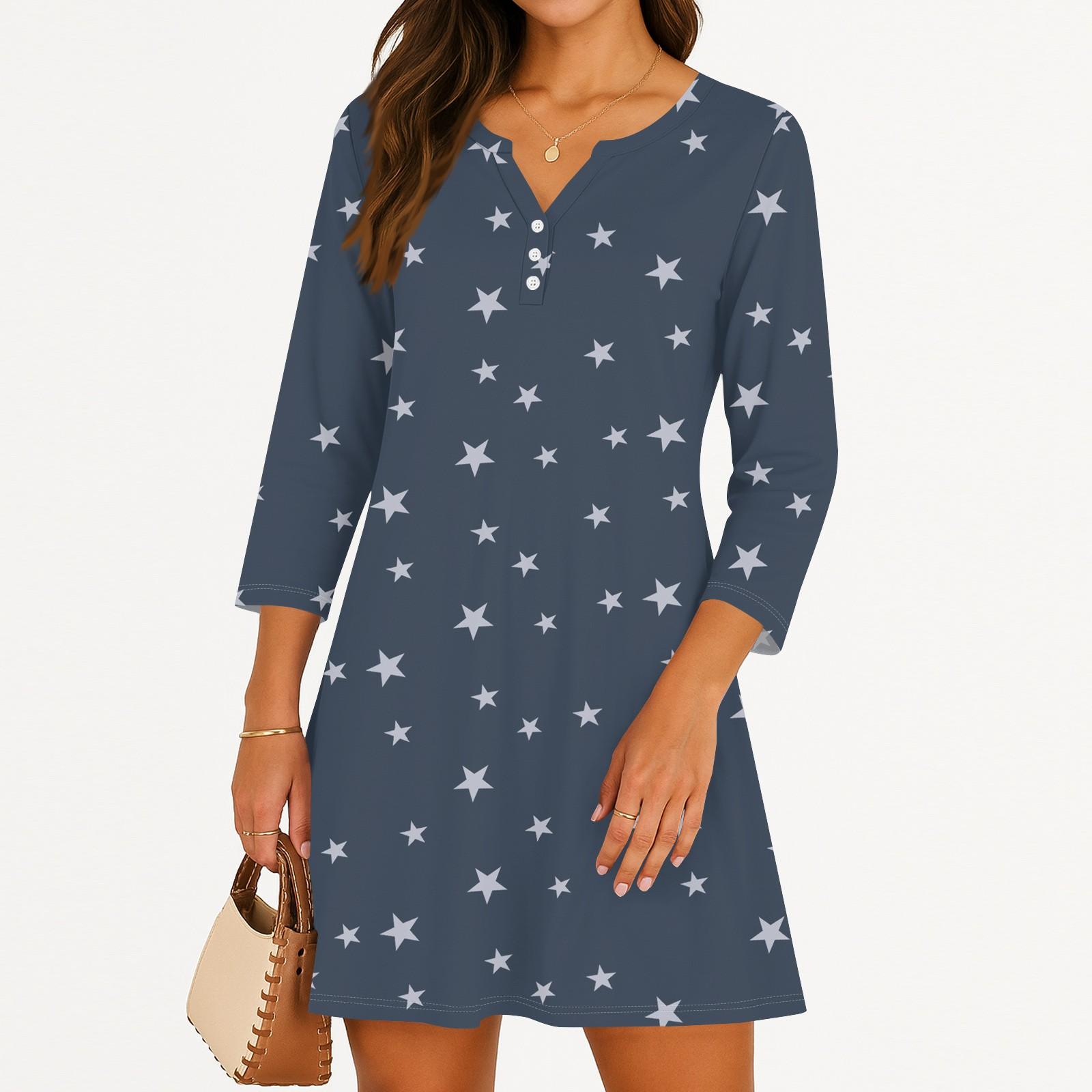 

Жіноча повсякденна сукня на літо, сукня-майка вільного крою, пляжна сукня з кишенями, розкльошена міді сукня-сарафан XXL Темно-синій