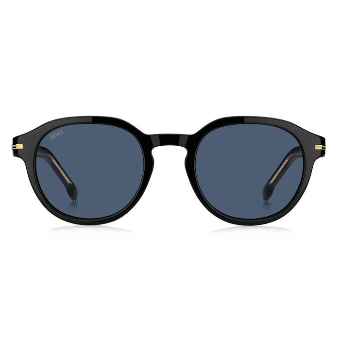 Lunettes de Soleil Boss BOSS 1721/S 50/22/145 BLACK/BLUE acétate homme BOSS 1721/S