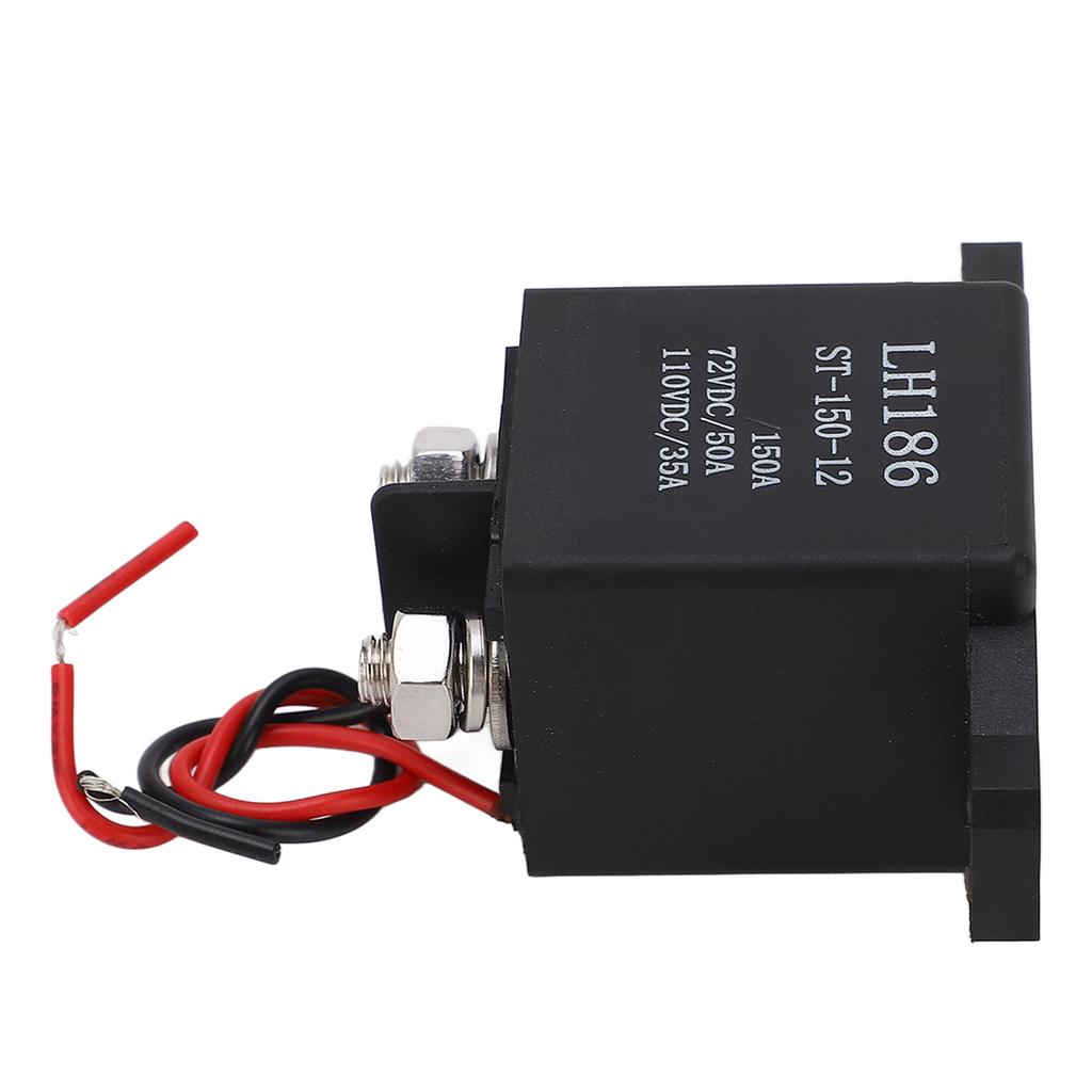 Starter Relay Brass Coil 2 Terminal Starter Solenoid Relay High Load Current for Automobile 12V DC
