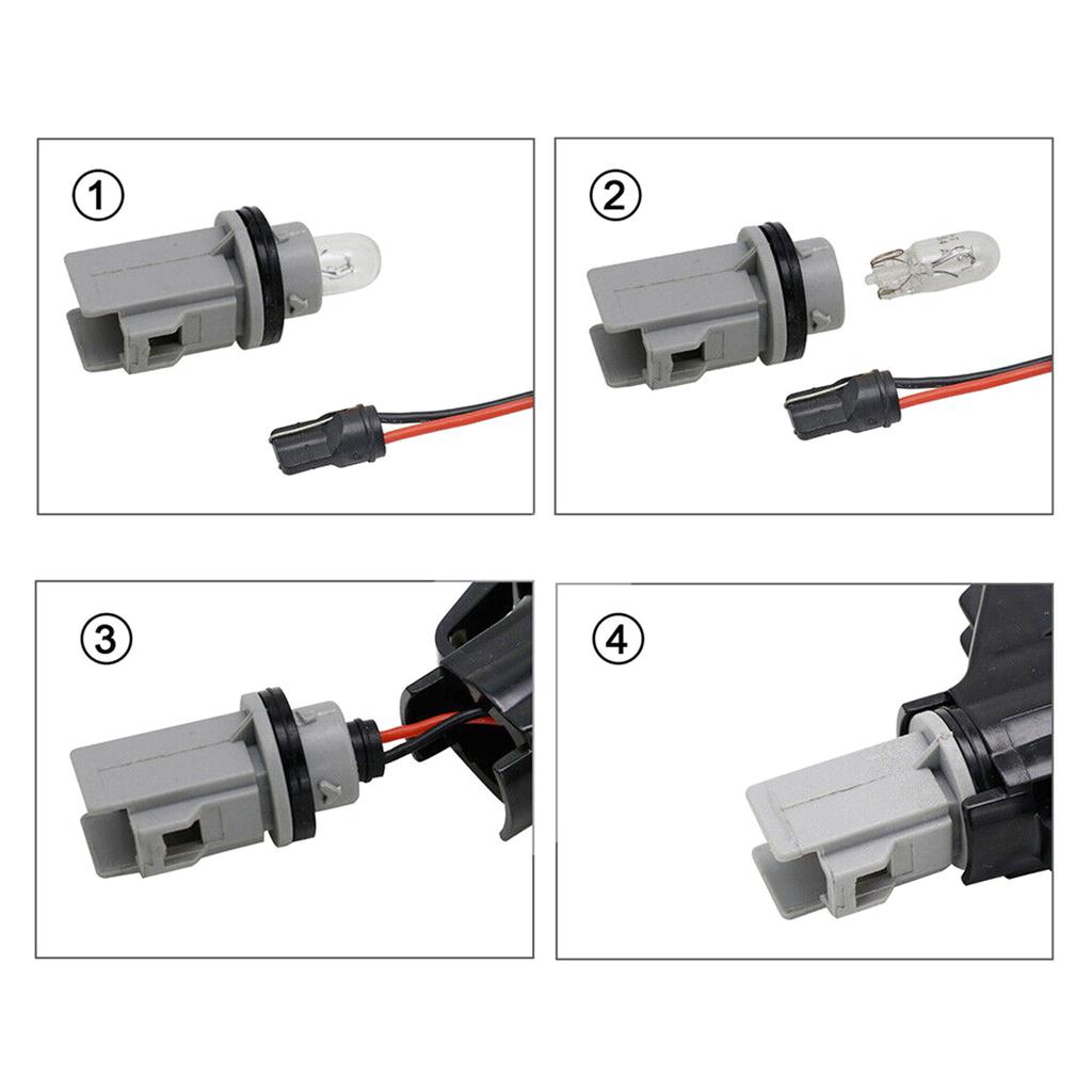 2x Waterproof Turn Signal Light LED Dynamic Side Mirror Puddle Marker Light Lamp Suitable for L322 LR2 LR3 LR4 CTZ500010