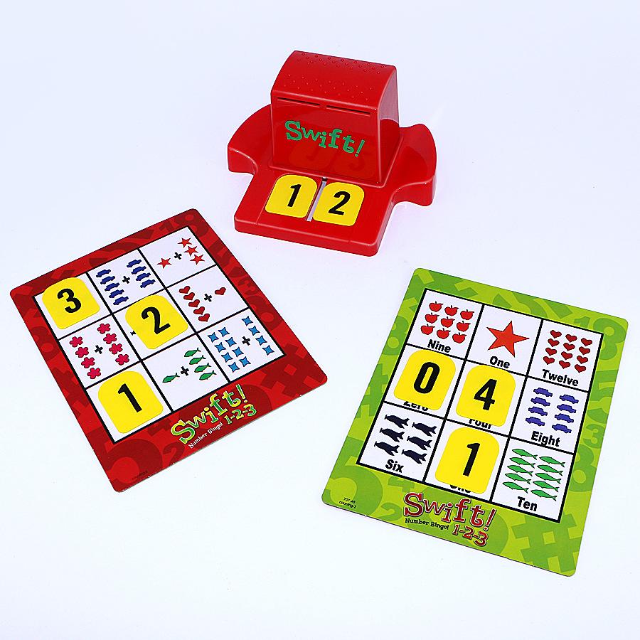 Digital Intelligence Card Game Bright Hand Quick Bingo Desktop Interactive Game Children'S Intelligence Toys
