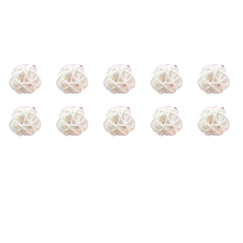 Multiple Functional Parrot Toy Handwovens Rattan Ball Climbings Chew Toy For Climbings Chewing Hanging In Aviaries