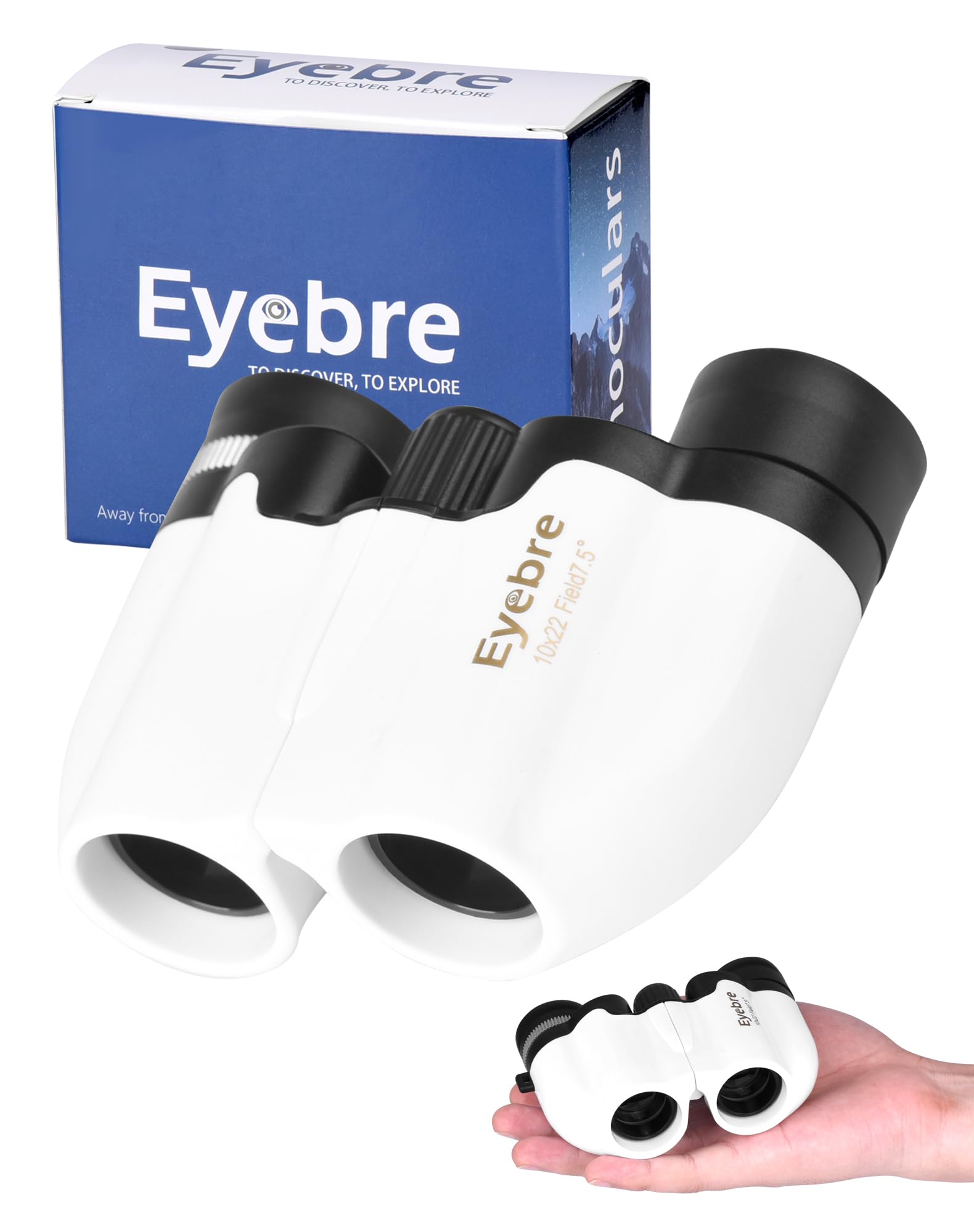 

10x Opera High Ideal for Children and BAK4 Perfect for Live Mountain Outdoor and Includes Neck Storage and Japanese Instruction Manual Binoculars, білий