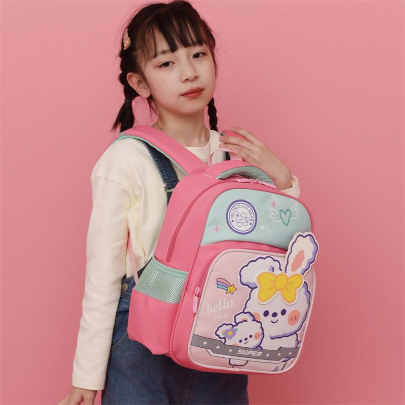 Adorable 2024 Preschool Backpack For Boys And Girls Cute Animal Printed Double Shoulder Bag