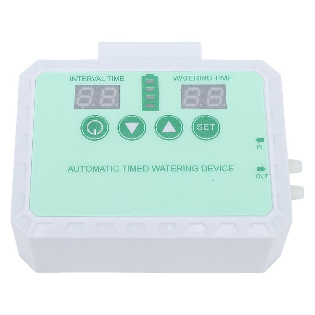 Solar   Automatisches Tropfbewässerungssystem für Pflanzen Innen Außen Garten mit Timer Regenwassersammler   Düse   Kit